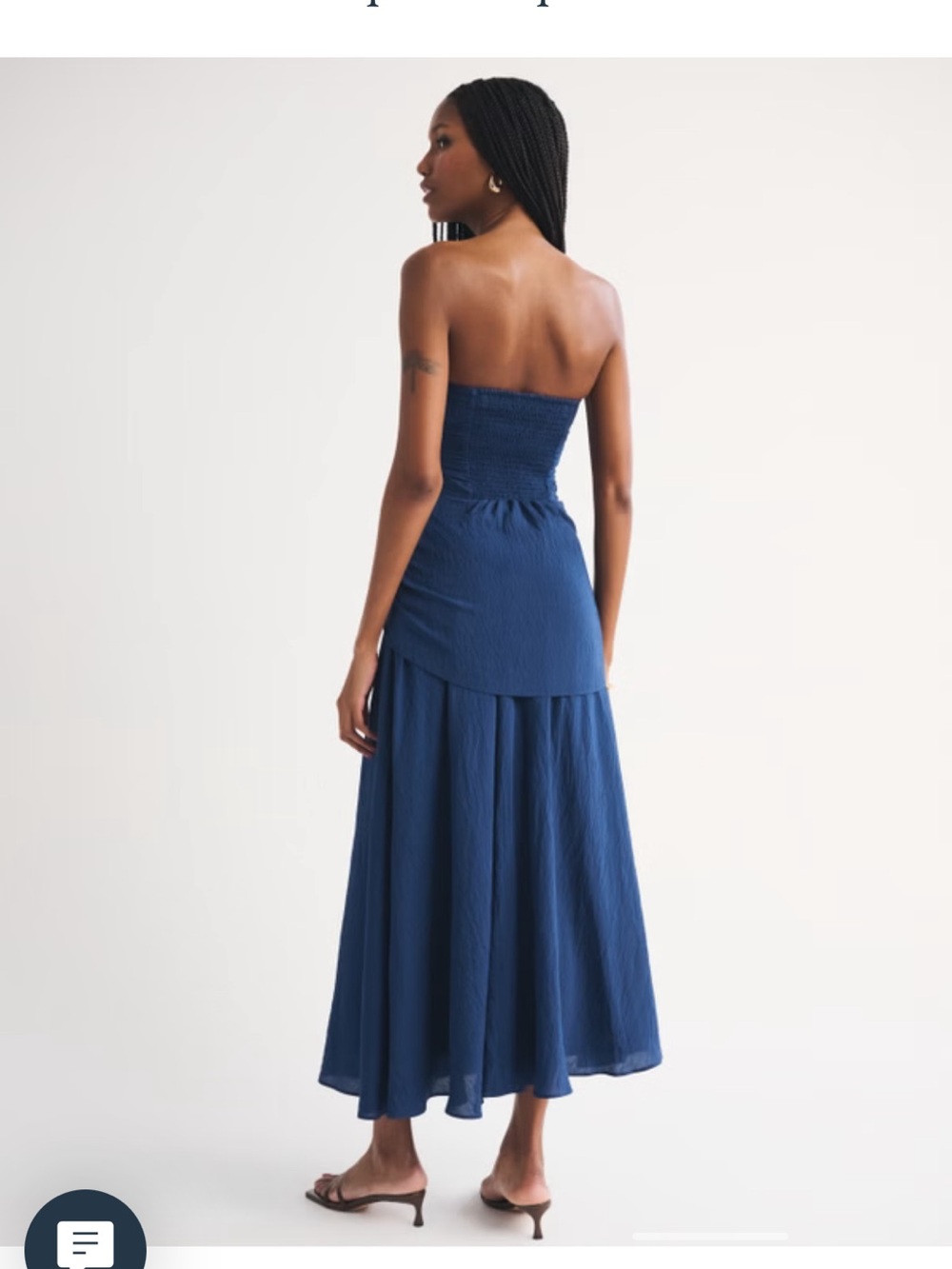 WORN ONCE Abercrombie & Fitch strapless dress - Picture 4 of 6